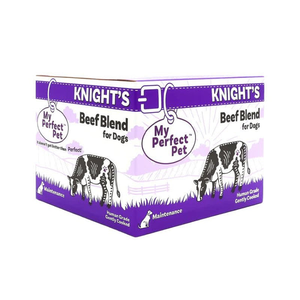MY PERFECT PET Gently Cooked Dog Food  Grain Free Knight's Beef