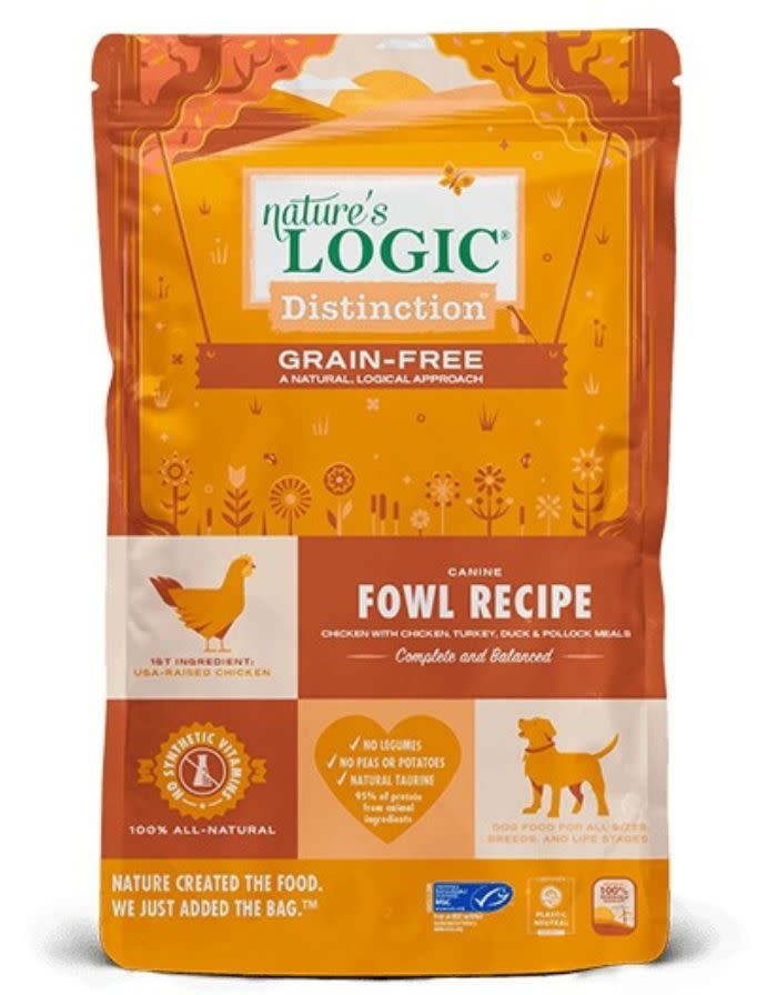 NATURE'S LOGIC Distinction Dry Dog Food Grain Free Fowl