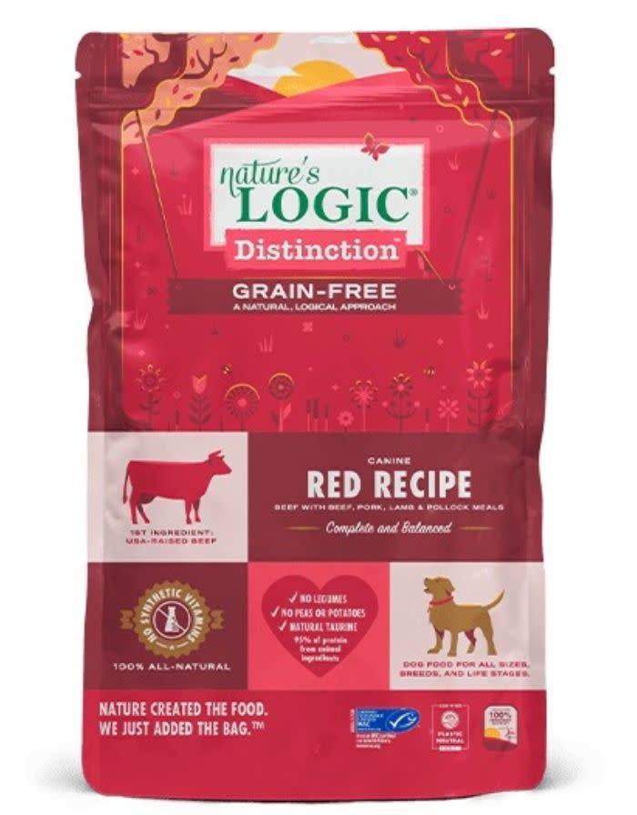 NATURE'S LOGIC Distinction Dry Dog Food Grain Free Red Recipe