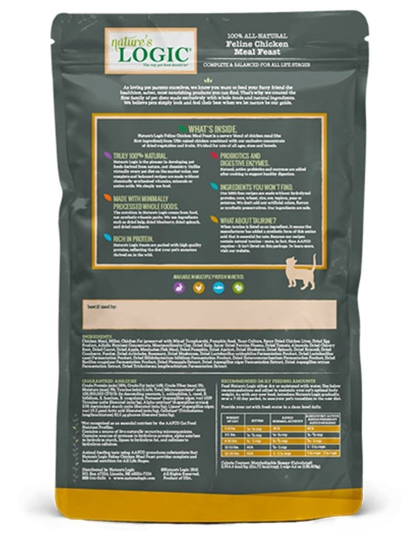 NATURE'S LOGIC Dry Cat Food Chicken