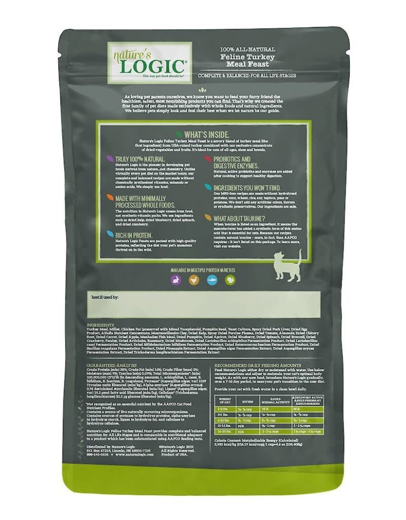 NATURE'S LOGIC Dry Cat Food Turkey