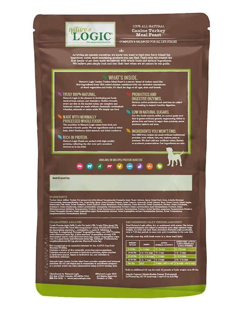 NATURE'S LOGIC Dry Dog Food Turkey