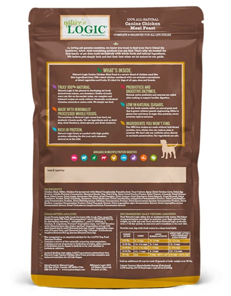 NATURE'S LOGIC Dry Dog Food Chicken