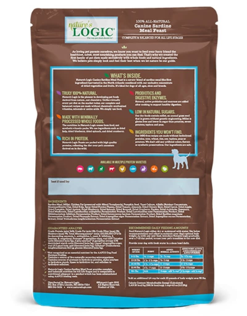 NATURE'S LOGIC Dry Dog Food Sardine
