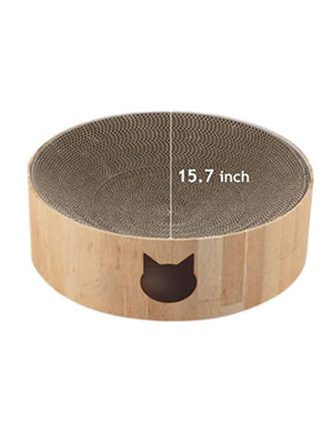 NECOICHI Bowl-Shaped Cozy Cat Scratcher Bowl
