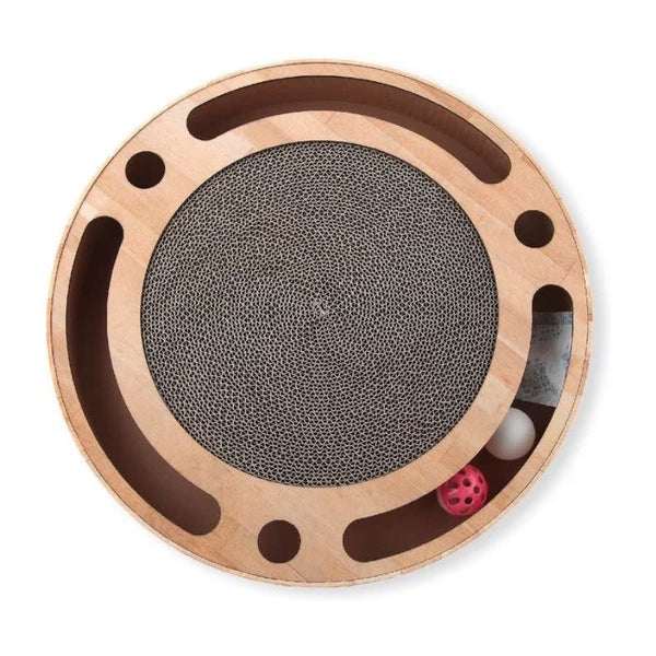 NECOICHI Interactive Track Ball Cat Scratcher