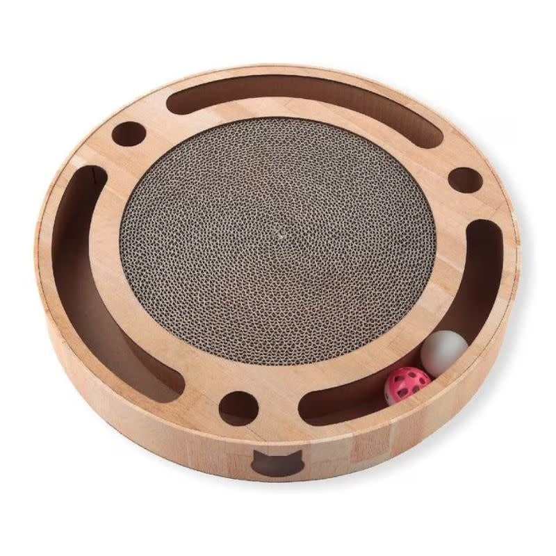 NECOICHI Interactive Track Ball Cat Scratcher