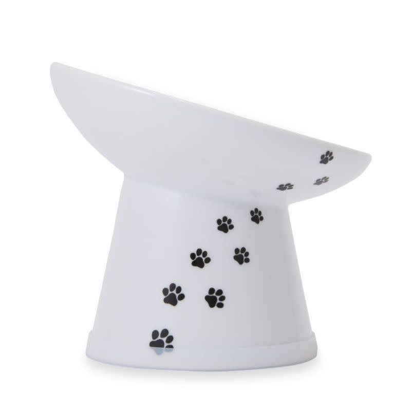 NECOICHI Tilted Stress Free Raised Cat Food Bowl