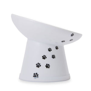 NECOICHI Tilted Stress Free Raised Cat Food Bowl