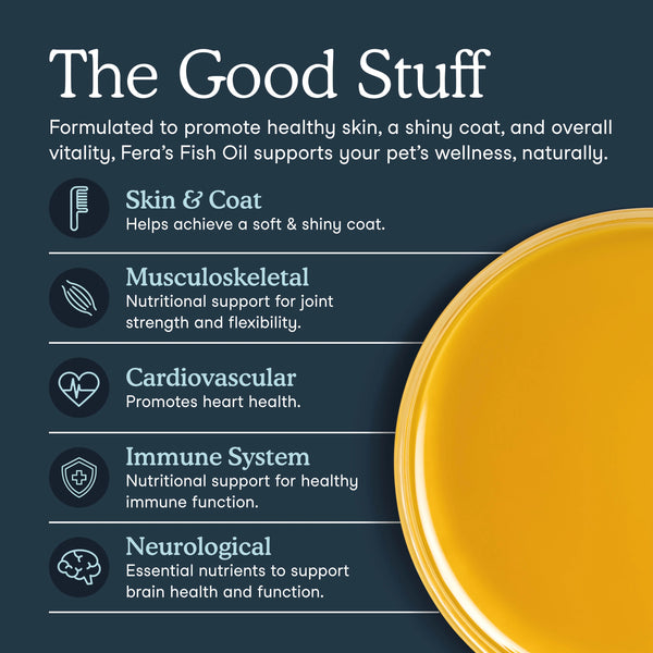 FERA PET ORGANICS Dog and Cat Fish Oil