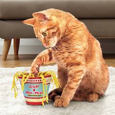KONG Crackle Noodle Cat Toy Yellow
