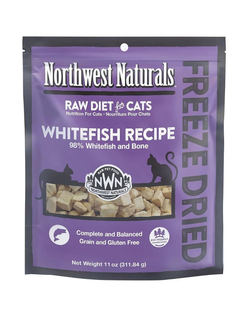 NORTHWEST NATURALS Freeze-dried Cat Food Whitefish 11oz