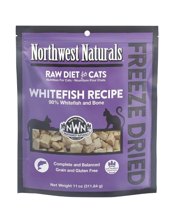 NORTHWEST NATURALS Freeze-dried Cat Food Whitefish 11oz