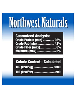 NORTHWEST NATURALS Frozen Raw Beef and Trout Dog Food 15LB Nuggets