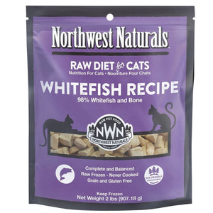 NORTHWEST NATURALS Frozen Raw Cat Food Whitefish 2 LB