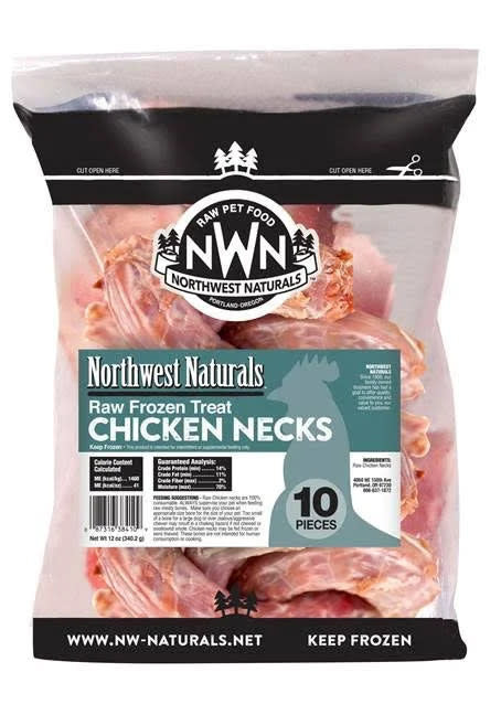 NORTHWEST NATURALS Frozen Raw Chicken Necks 10CT