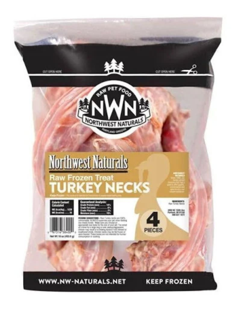 NORTHWEST NATURALS Frozen Raw Turkey Necks 4CT