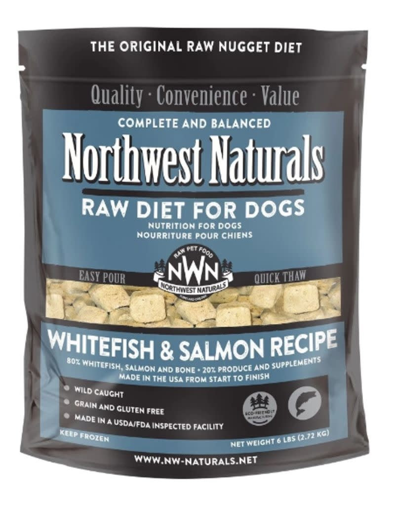 NORTHWEST NATURALS Frozen Raw Whitefish and Salmon Dog Food