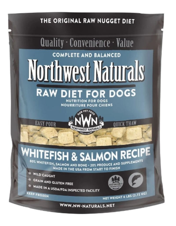 NORTHWEST NATURALS Frozen Raw Whitefish and Salmon Dog Food