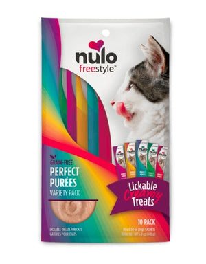 NULO Freestyle Perfect Purees Lickable Cat Treat Variety 10 PK