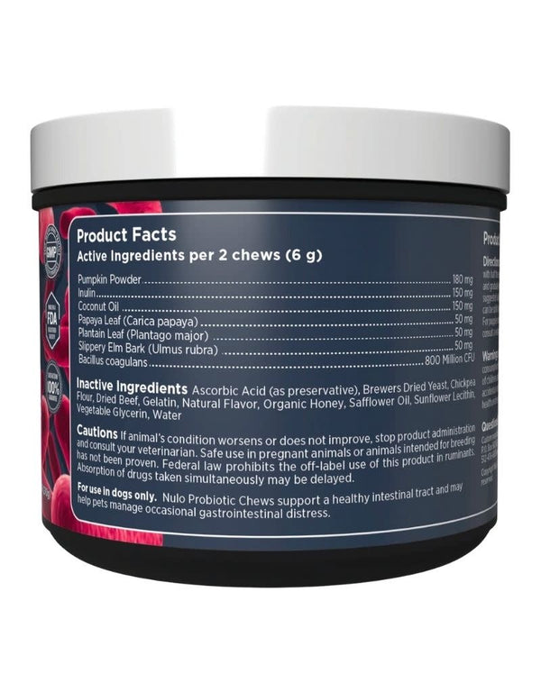 NULO Freestyle Dog Probiotic Soft Chew 9.5OZ