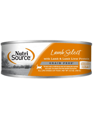 NUTRISOURCE Cat Food Grain Free Lamb and Lamb Liver 5OZ CASE/12