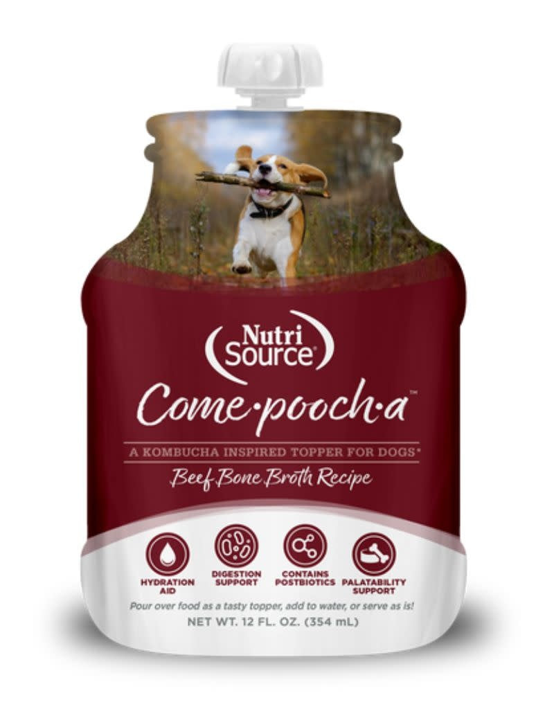 NUTRISOURCE Come-Pooch-A Broth Beef 12OZ