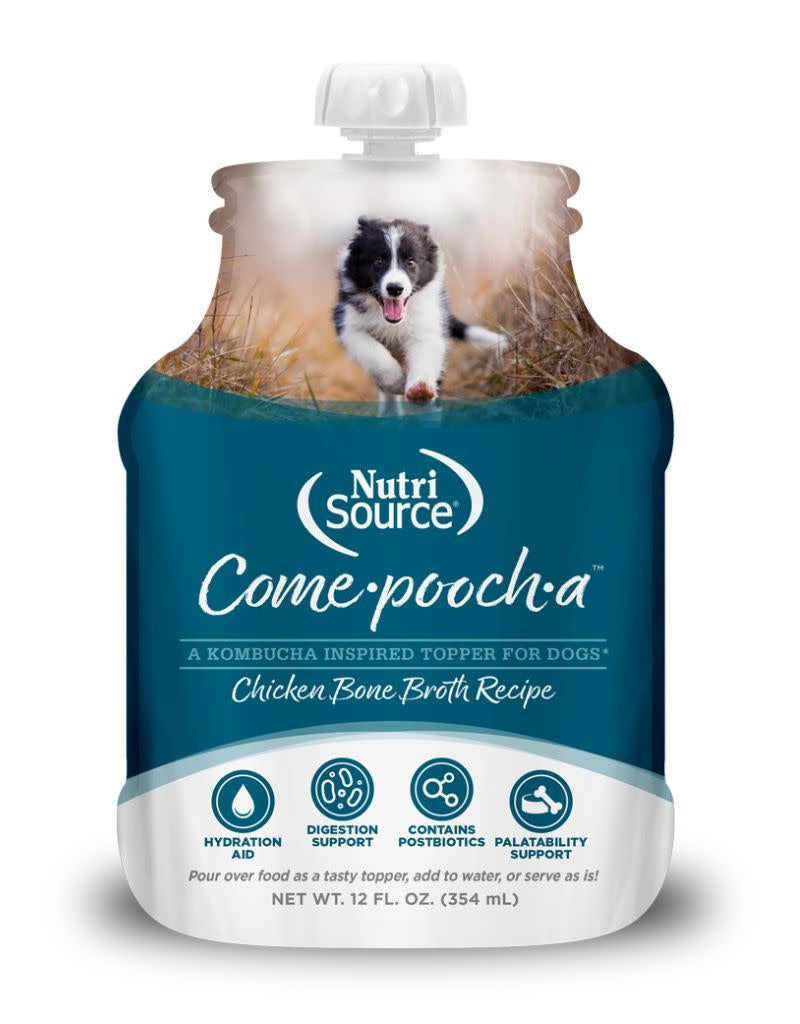 NUTRISOURCE Come-Pooch-A Broth Chicken 12OZ