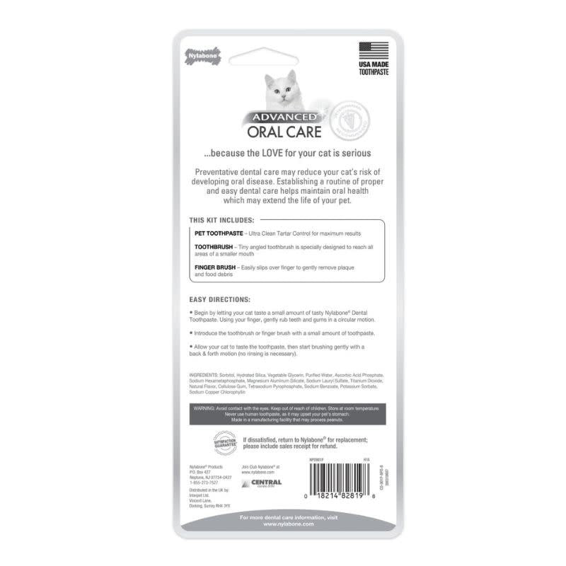 NYLABONE Advanced Oral Cat Care Toothpaste for Cats