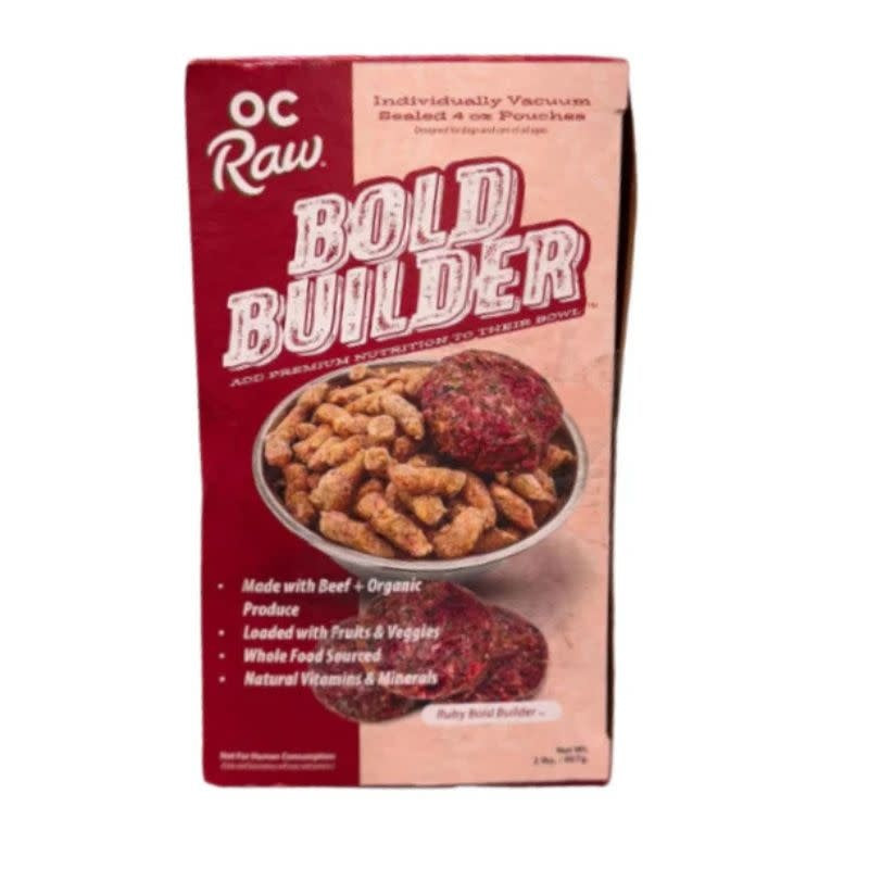 OC RAW Bold Builders Ruby Raw Dog Food Topper 2 LB.