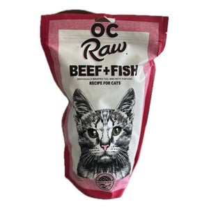 OC RAW Cat Frozen Beef & Fish Patties 2 LB