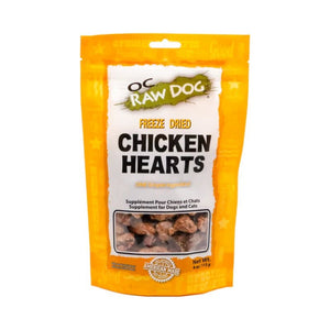 OC RAW Freeze Dried Chicken Hearts 4OZ