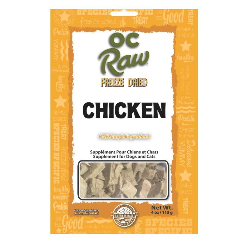 OC RAW Freeze Dried Chicken Nuggets 4OZ