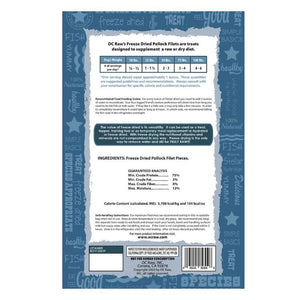 OC RAW Freeze Dried Pollock 3.2OZ