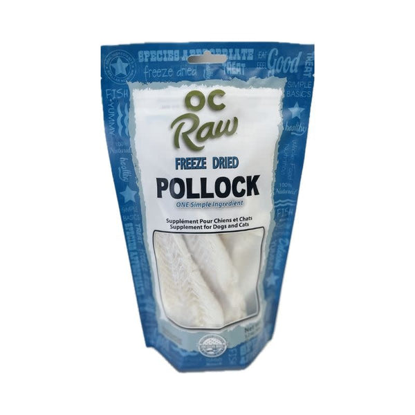 OC RAW Freeze Dried Pollock 3.2OZ
