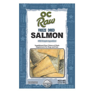 OC RAW Freeze Dried Salmon 3.2OZ
