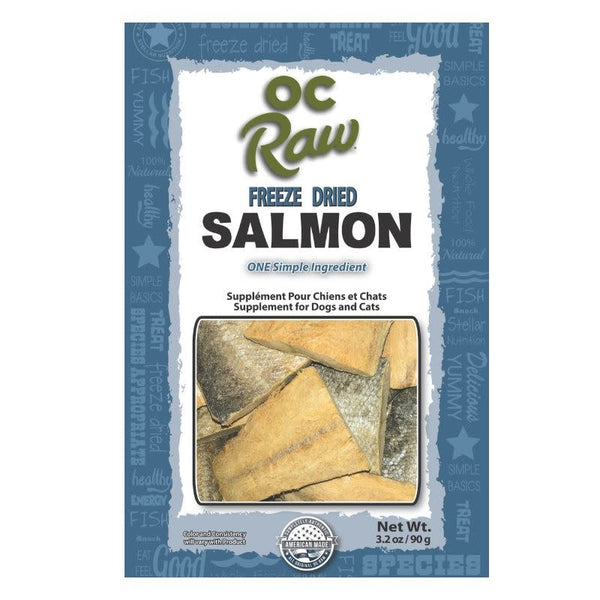 OC RAW Freeze Dried Salmon 3.2OZ