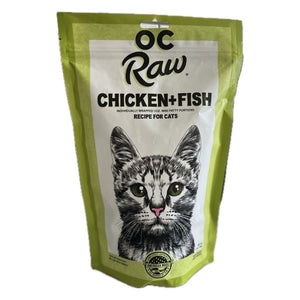OC RAW Frozen Cat Chicken & Fish Patties 2 LB