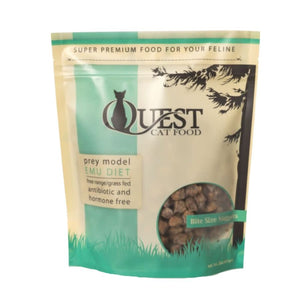 STEVES REAL FOOD Quest Frozen Cat Food Nuggets Emu 2LB