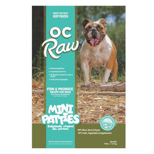 OC RAW Frozen Dog Fish & Produce Recipe 4LB