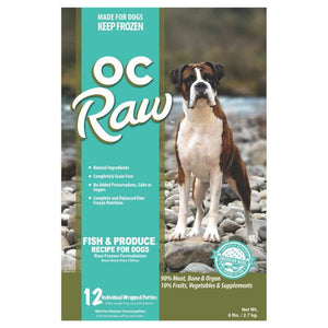 OC RAW Frozen Dog Fish & Produce Recipe 6LB