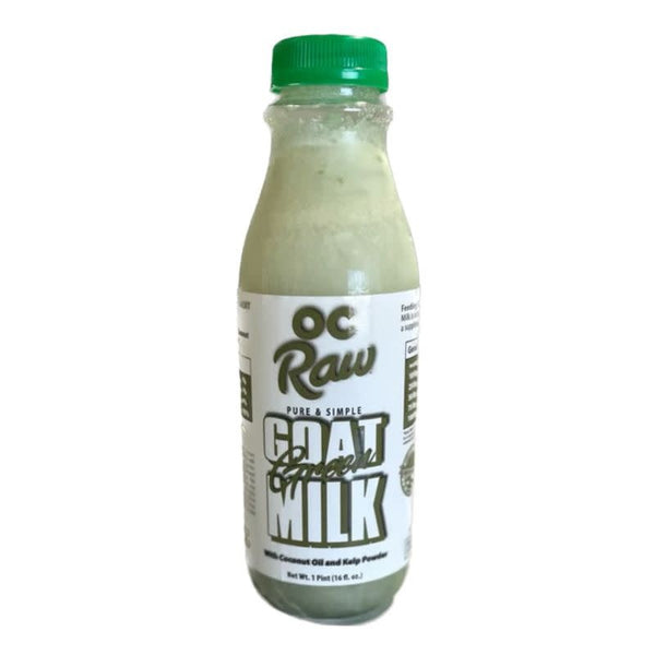 OC RAW Pure And Simple Green Goats Milk Pint