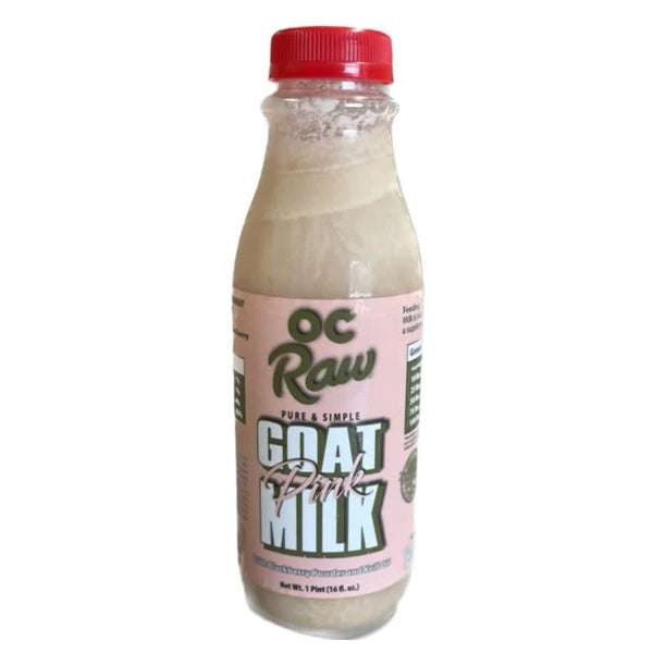 OC RAW Pure And Simple Pink Goats Milk Pint