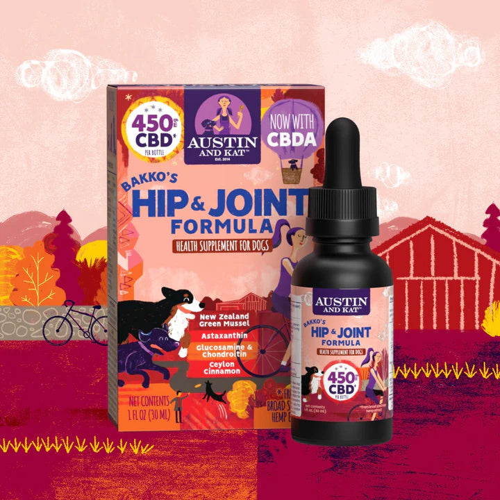 AUSTIN & KAT Bakko's Hip and Joint Oil 450mg