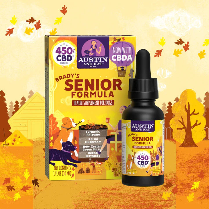 AUSTIN & KAT Brady's Senior Formula Oil 450mg