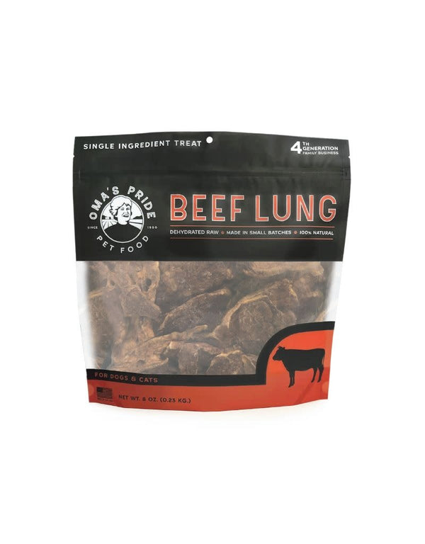 *OMA'S PRIDE Dehydrated Treat Beef Lung 8oz
