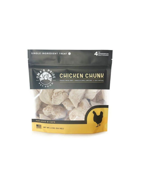 *OMA'S PRIDE Freeze-dried Treat Chicken Breast 4oz