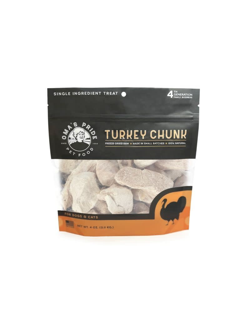 *OMA'S PRIDE Freeze-dried Treat Turkey Breast 4oz