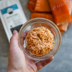 OMA's PRIDE Frozen Dog & Cat Ground Salmon 1 LB