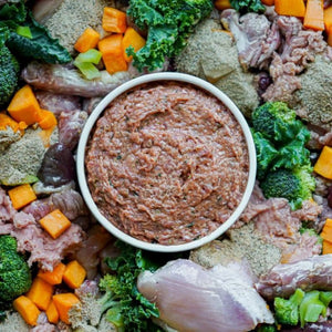 OMA'S PRIDE Frozen Dog Woof Complete Grab n Go Chicken 1 LB